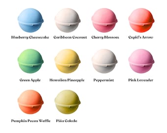 Bulk 1 oz - Hemp Infused Bath Bombs - Choose Your Own Fragrance.