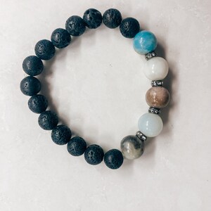 Diffuser Bracelet | Essential Oil Bracelet | Unisex Bracelet | Healing Crystals | Aromatherapy Bracelet | Diffuser Jewelry