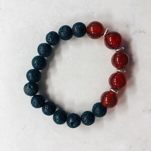 Lava Stone | Diffuser Bracelet | Essential Oil Necklace | Yoga Bracelet | Lava Bracelet | Gift For Her |  | Aromatherapy Jewelry
