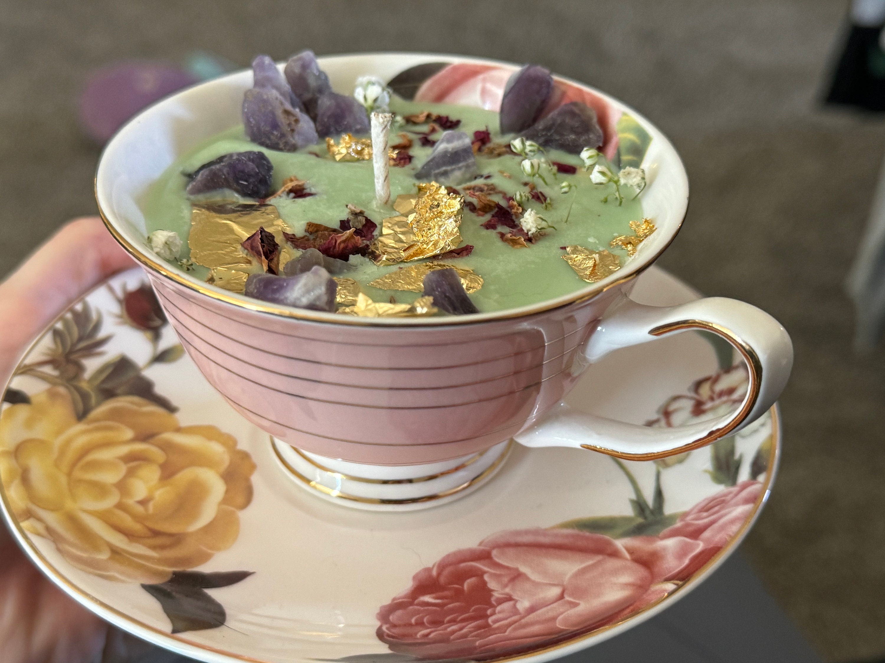 Tea Cup Candle - Etsy