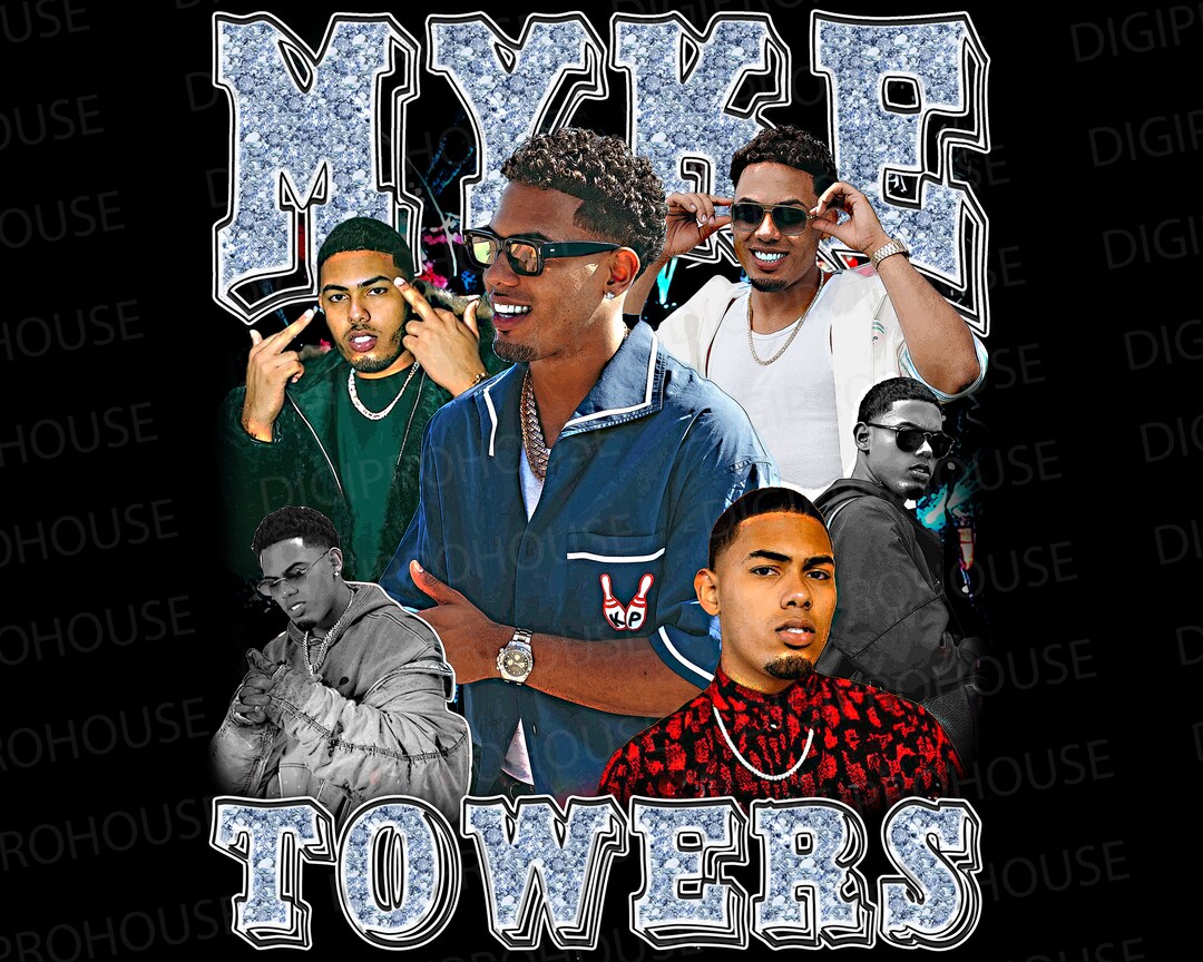 Luke Towers Rapper Myke Towers Png , Ready to Print, Printable Design, Hiphop Artist, 90s ...