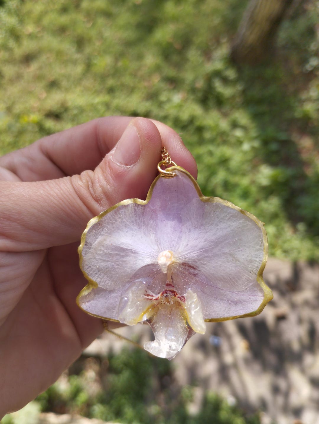 ★Kashiko x SENTIMENTS★ Slide Orchid Necklace Kashiko x SENTIMENTS Slide Orchid Neckla #카시코센티멍,#센티