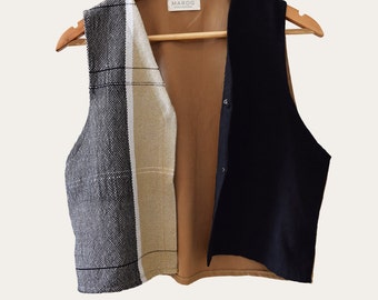 Hand-woven vest