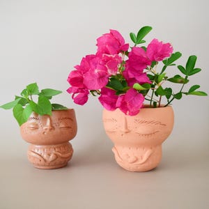 Handmade Small Clay Planter