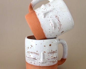 Handgefertigte Keramikbecher