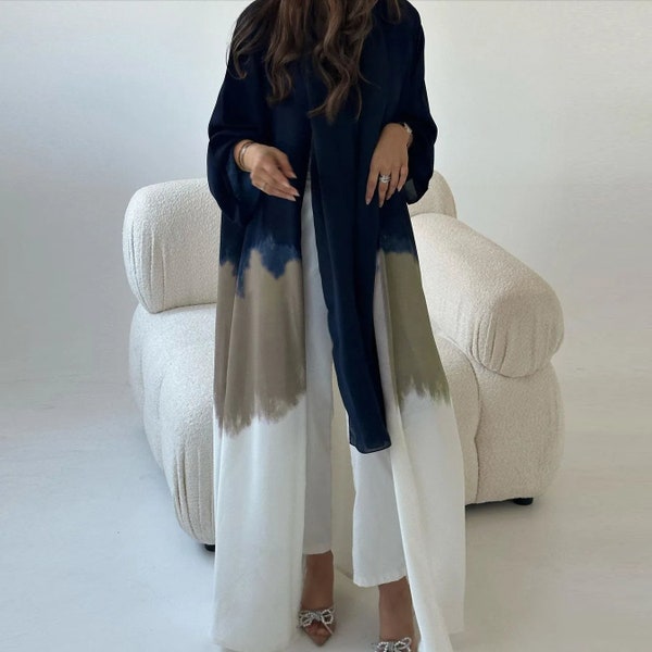 Open Abaya Women Eid Turkey Kaftan Dubai Luxury Muslim Fashion Clothing Islam Robe Femme Musulmane African Dress Kimono Caftan