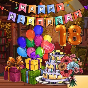 Geanimeerde verjaardagsversieringen Stream Twitch Assets Verjaardag twitch-decoraties Geanimeerde kerstslinger opblaasbare ballen geanimeerde geschenken