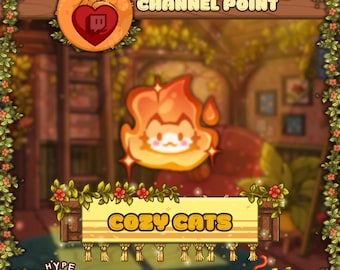 Icône de point de chaîne Twitch - Pièce de chat