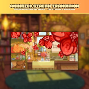 Cozy Stream Stinger OBS Stinger Animated Stream Transition Twitch Streamlabs Scenes Stinger Twitch Transition