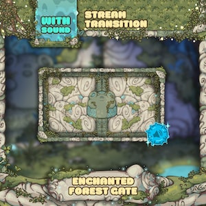 Animated Stream Transition – Enchanted Forest Gate (With Sound Effects)