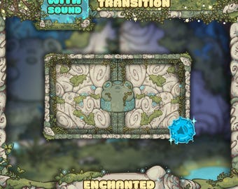 Animated Stream Transition – Enchanted Forest Gate (With Sound Effects)