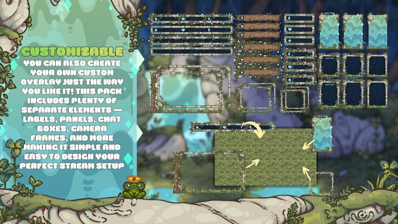 Animated Stream Overlay PRO Pack - Enchanted Forest (one Click Install ...