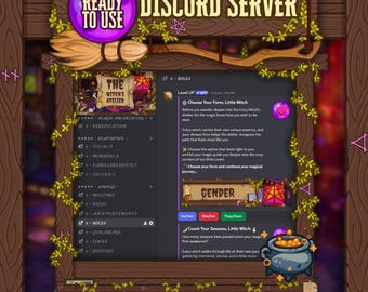 Witch's Ateliert Discord Server | Gaming, Streamer, VTuber Community Template