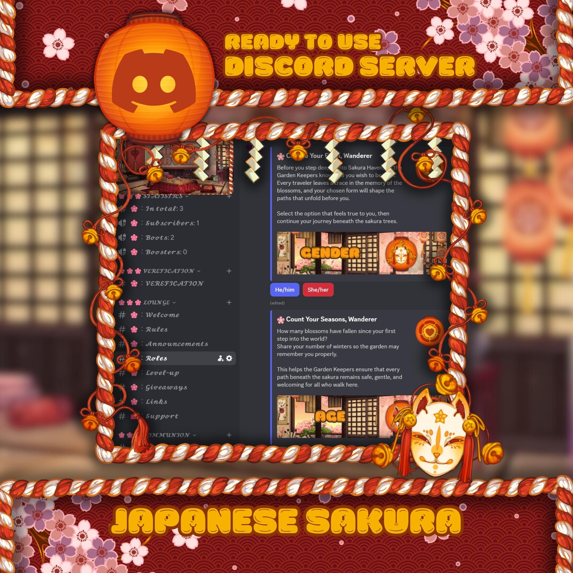 Discord Server Pink Japanese - Etsy