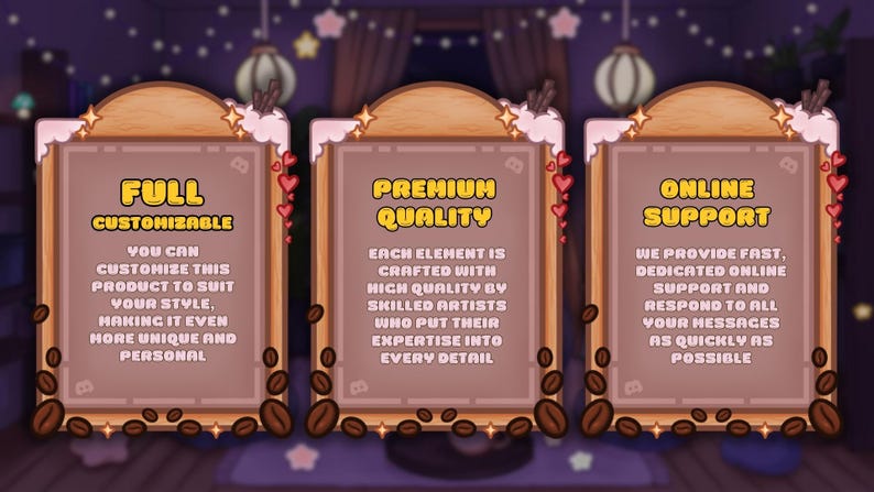 Support Panel Roti Discord Cozy Bunny Café Discord Pack | Pre-made Coffee Decoration | Discord ...