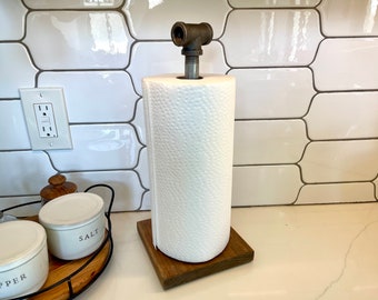 Rustic Paper Towel Holder