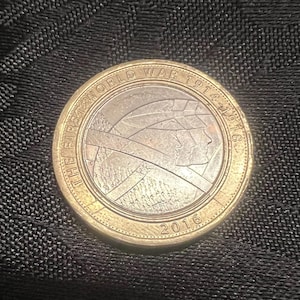 Collectible Two pound coin circulated