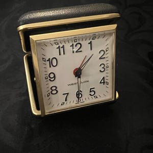 Vintage Westclox travel clock