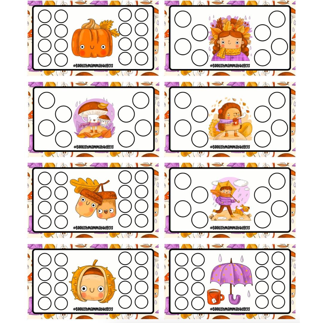 Fall Fun - Set of Tiny Challenges - DIGITAL DOWNLOAD - Savings ...