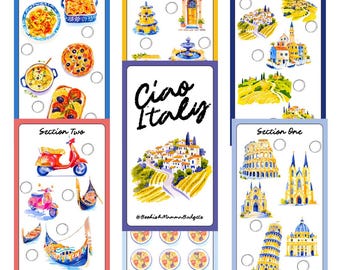 Ciao Italy - Travel - Savings Box Challenge - 6 pages - 30 cards - Digital Download
