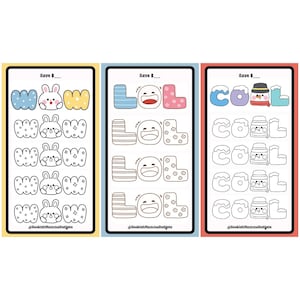 Wordy Savings -  Mini Saving Challenge: Halloween Set of 3 (PDF Download)