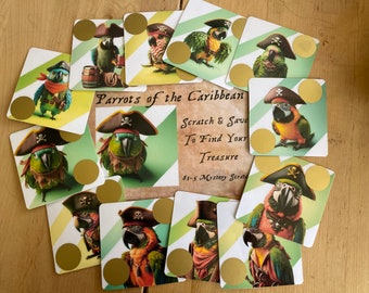 Parrots of the Caribbean Mystery Savings Challenge - Set of 12 + Dashboard