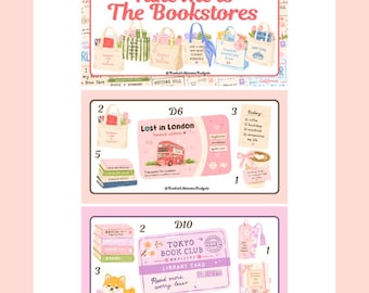 Bookstore Savings Challenge Bundle | Cozy Bookish Budget Trackers (Digital Download PDF)