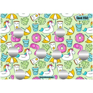 Beach Vibes 2 - Save 50 - Spar-Challenge zum Rubbeln