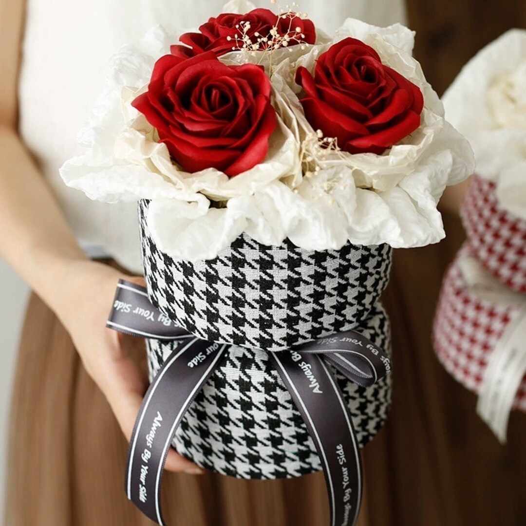 Flower Handbag Flower Clutch Flower Purse Flower Box Gift Etsy