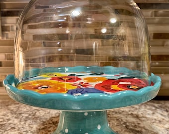 Pioneer Woman Ceramic Cake Stand
