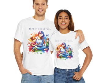 Unisex Heavy Cotton Tee Gift for Mom, Mom Gift, T-shirt for Mom,