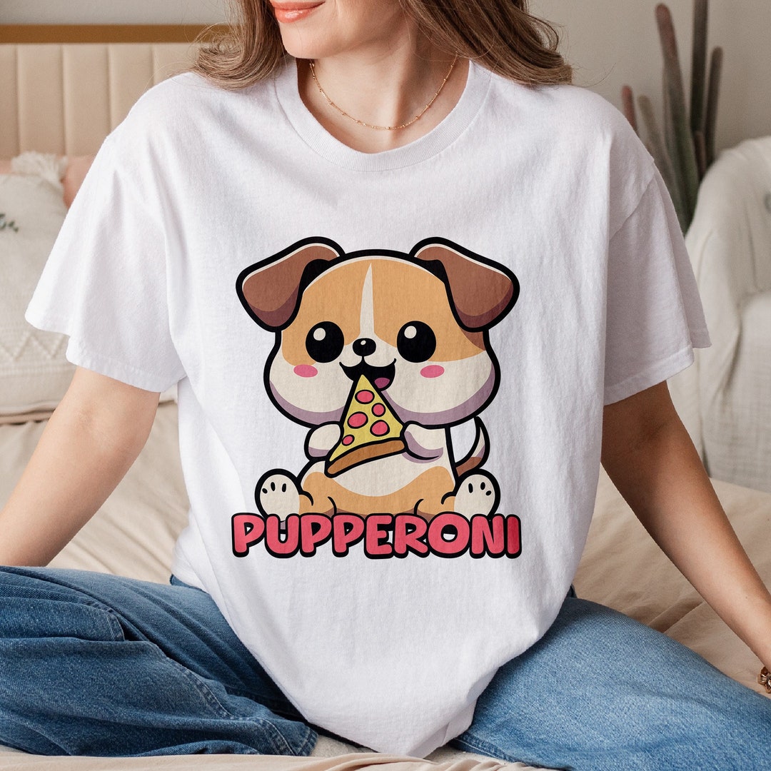 Pin De Metal Pupperoni Pepperoni Pizza Puppy - Diseño Divertido De Cachorro Y Pizza