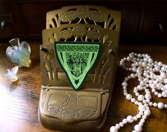 Lovebirds depressie glas glow in the dark vinylsticker