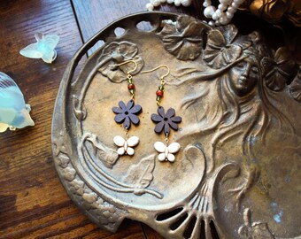 Pendientes de flores maravillosas