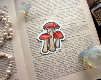 Sticker paddenstoelpaddestoel