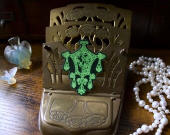 Cameo depressieglas glow-in-the-dark vinylsticker