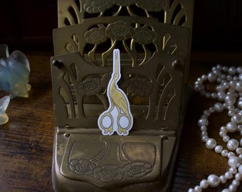 Vinylsticker kraan naaischaar