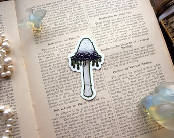 Sticker Inky Cap Paddenstoel