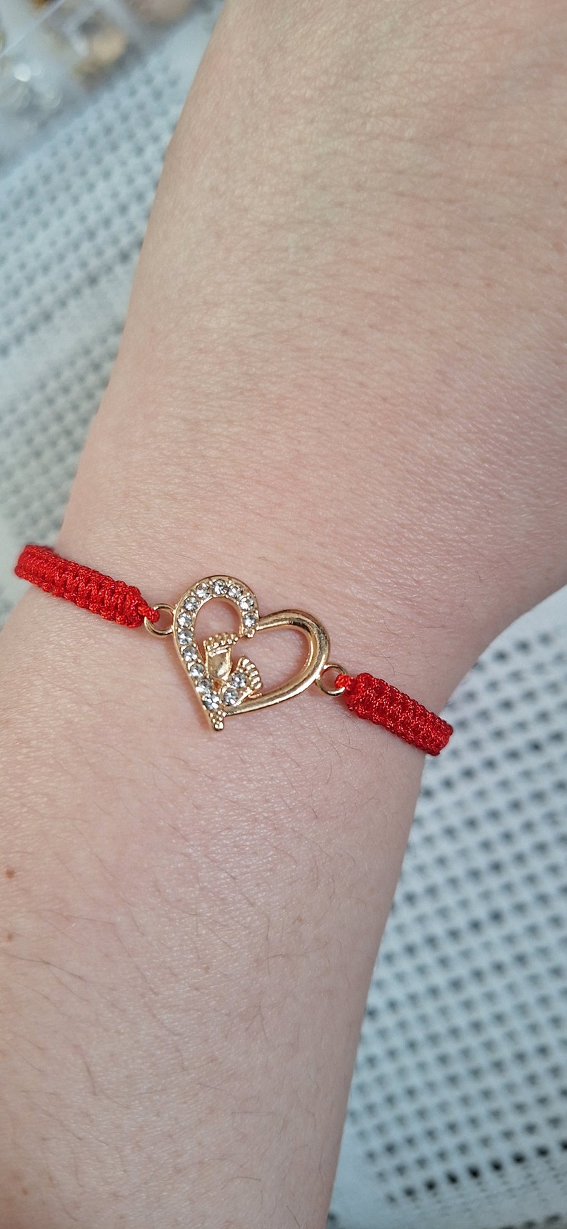 Heart Bracelet - Etsy UK