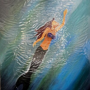 Pintura de sirena