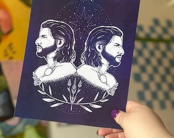 DIGITAL DOWNLOAD - Gale of Waterdeep - Gale Dekarios BG3 Fanart