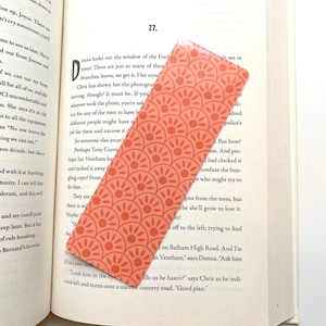 Orange Burst Bookmark