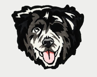 Custom Pet Rug, Handmade Pet Portrait Rug, Tufted Wall Art, Personalized Housewarming Gift, Personalized Animals Rug, Unique Floor Carpet