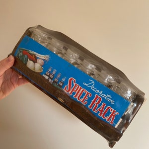 Vintage Decorative Spice Rack in Original Packaging
