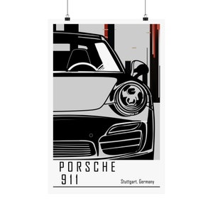 Porsche 911, Birthday gift, wall décor, Carrera, Porsche enthusiast, Porsche wall Art, Porsche wall art, Guy Gift Idea, Office wall art
