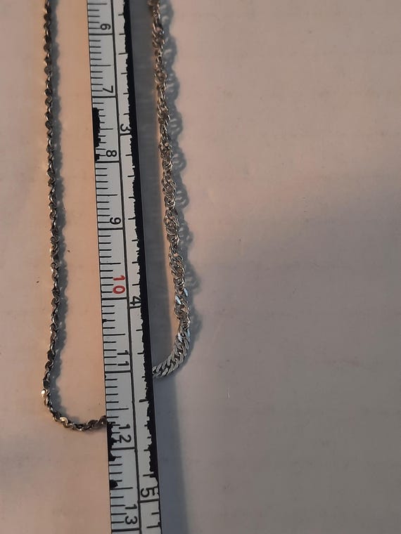 sterling silver 925 2 anklets - image 7