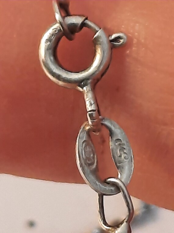 sterling silver 925 2 anklets - image 5