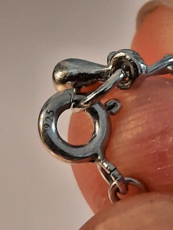 sterling silver 925 2 anklets - image 8