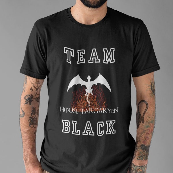 targaryen shirt, rhaenyra targaryen shirt, daemon targaryen shirt, team black t-shirt, house of the dragon shirt, house targaryen t-shirt