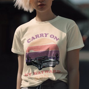Supernatural Carry On My Wayward Son T-Shirt, Supernatural Shirt, Supernatural Winchesters Shirt, Winchester Brothers Shirt